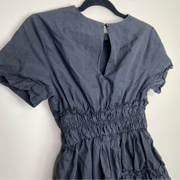 Misguided mini‎ black ruffle  dress size 4 - Picture 5 of 11